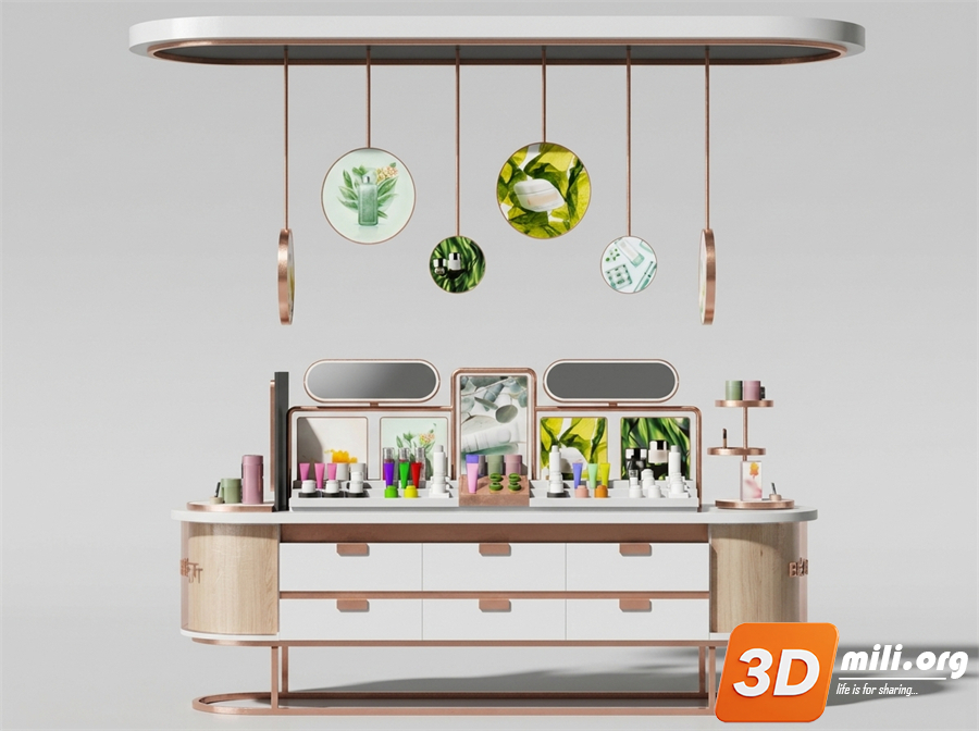 Cosmetic Store Skp Files 